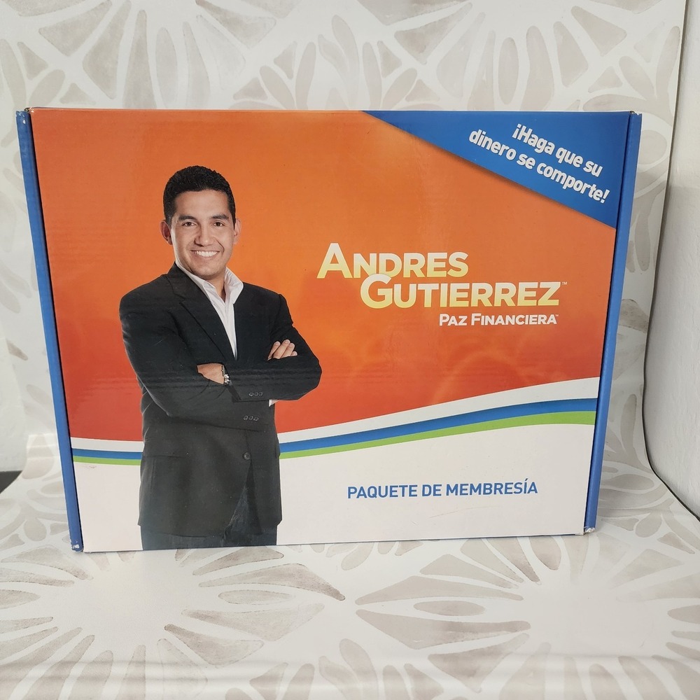 Andres Gutierrez Paz Financiera Membership Kit Spanish Financial Course CDs Work